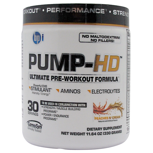 BPI Pump-HD, Peaches N' Cream , 30 Servings