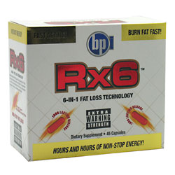 BPI Rx6 Yohimbe Free 45 Caps