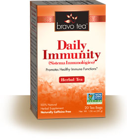 Bravo Tea Daily Immunity Tea 20 bag*NEW NAME*Triple Immune Support