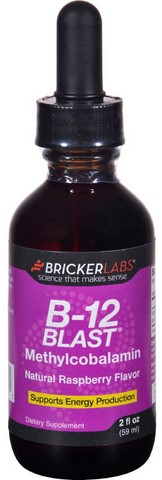 Bricker Labs - B-12 Blast Methycobalamin 1000mcg 2 Oz