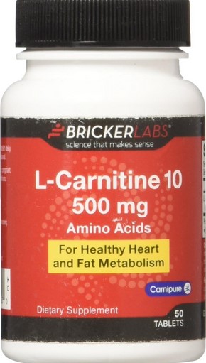 Bricker Labs - L-Carnitine 500 mg 50 Tab