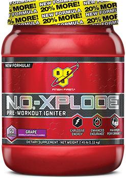 BSN N.O. - Xplode NEW FORMULA Grape 60 servings