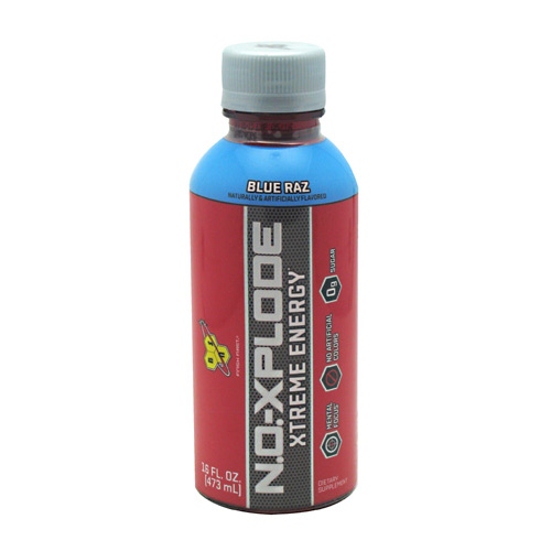 BSN N.O. XPLODE RTD  Blue Raz Size: 12- 16 fl oz bottles