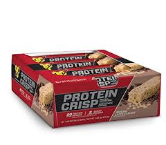 BSN Protein Crisp Bar Mocha Latte 12 Bars/1.9oz ea