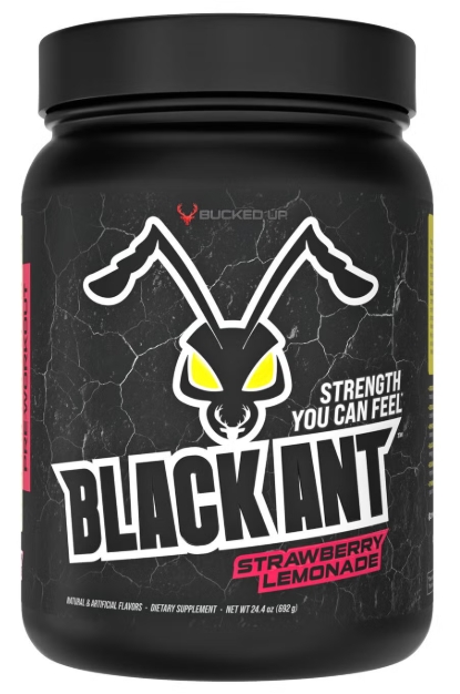Bucked Up Blank Ant 20/40 Servings Strawberry Lemonade Flavor 24oz 