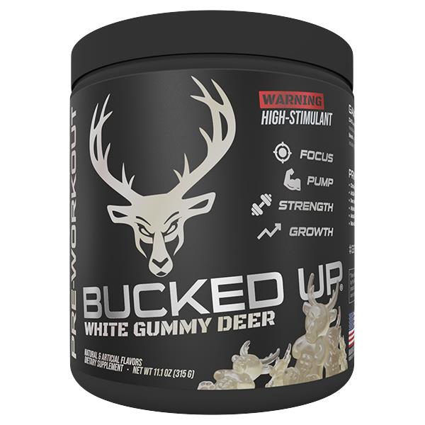Bucked Up Bucked Up White Gummy Deer 30 Servings