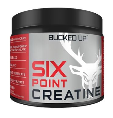 Bucked Up Six Point Creatine Unflavored 30 Servings