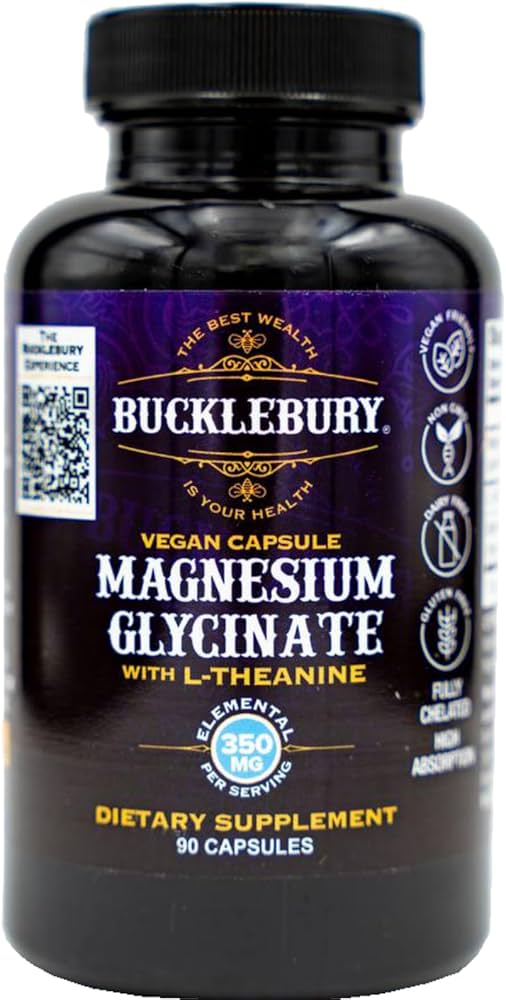 Bucklebury Magnesium Glycinate w/ L Theanine 90 cap