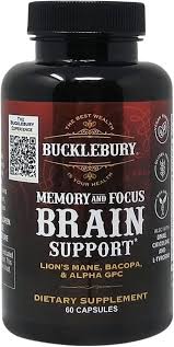 Bucklebury Memory & Focus Brain Support 60 cap