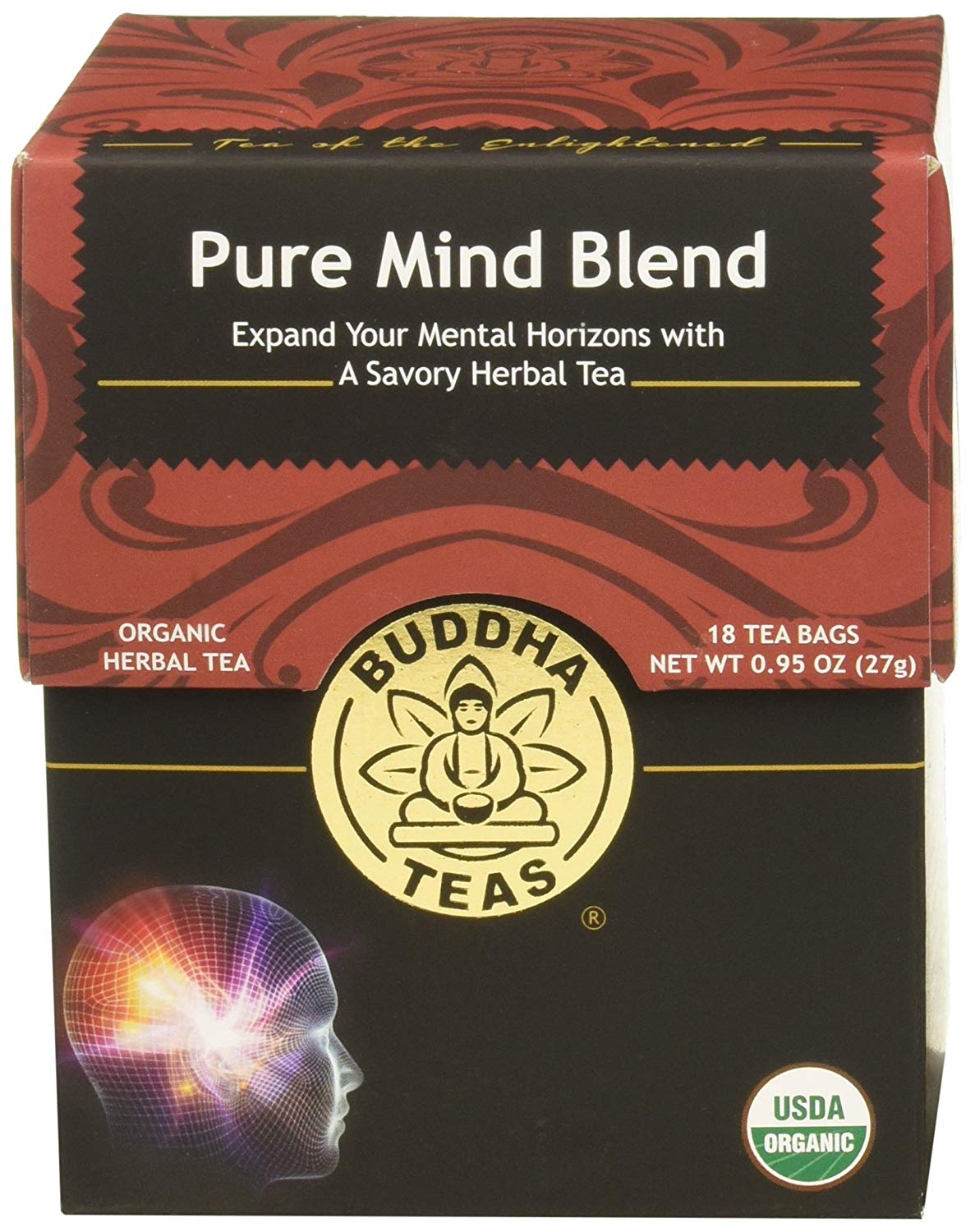 Buddha Teas Pure Mind Blend Tea 18 bag