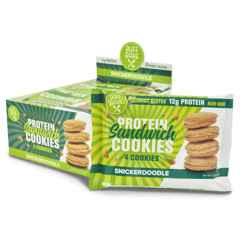 Buff Bake - Cookie Sandwich Snickerdoodle  8 Pack (1.79oz ) TEMPORARELY UNAVAILABLE