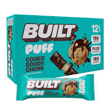 Built PUFF Cookie Dough Chunk  Protein 12/Bars
