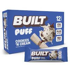 Built PUFF Cookies N' Cream Protein 12/Bars
