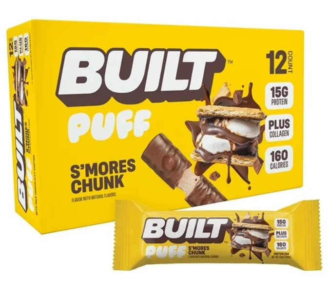 Built PUFF S'Mores Chunk Protein 12/Bars
