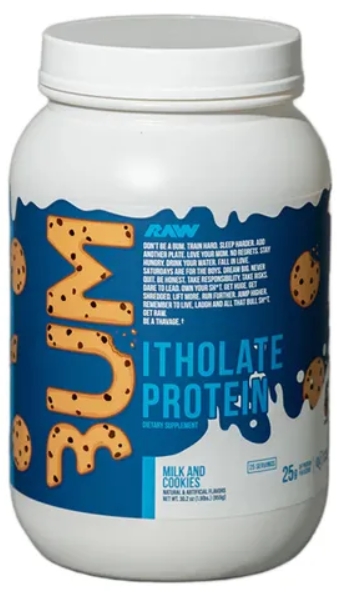 Bum. Itholate Protein 25 Servings Milk and Cookies Flavor