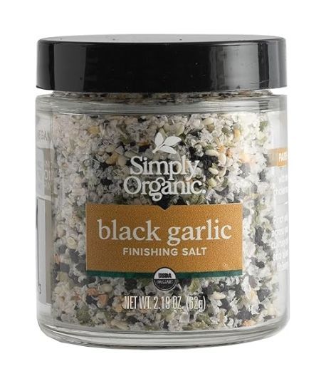 Simply Organic - Black Garlic Finishing Salt 2.89 oz.