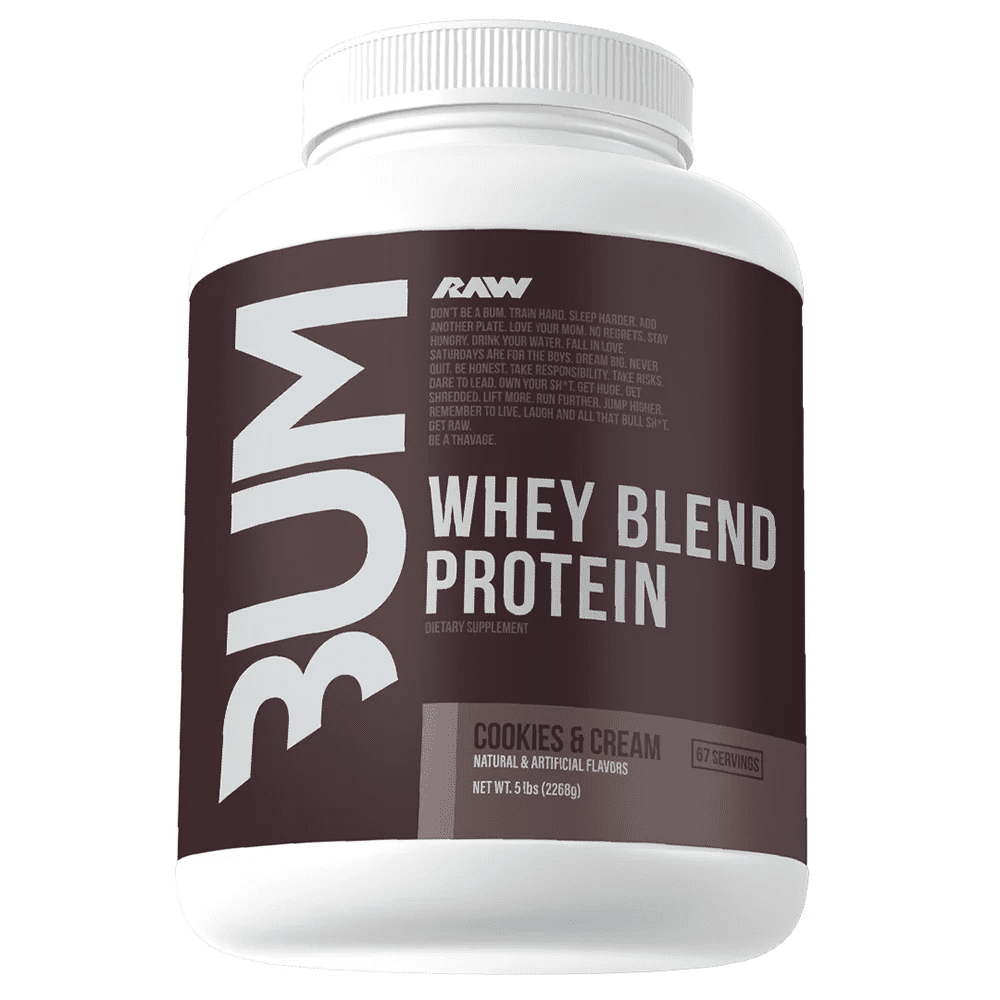 Bum. Whey Protein Blend 5pnd Cookies & Cream 67 Servings