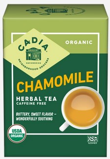 Cadia Tea Chamomile Org 16 bags