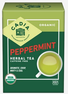Cadia Tea Peppermint Org 16 bags