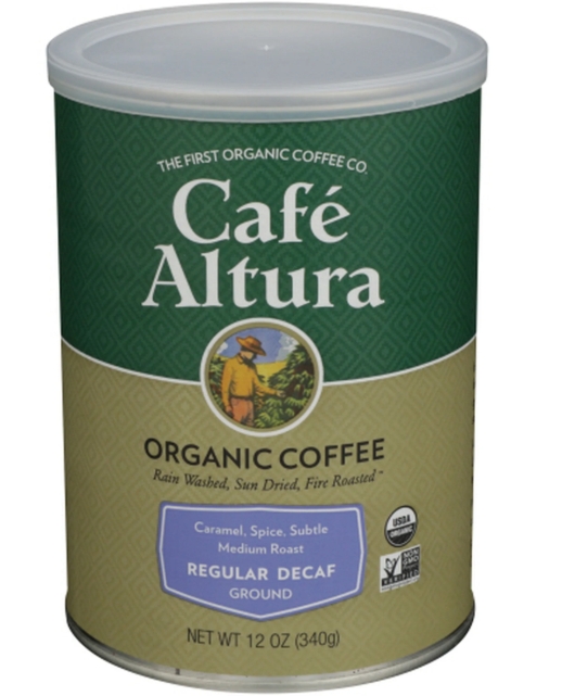 Cafe Altura - Ground Decaf Reg Rst Og 12/Oz