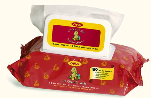 Canus Lil Goat's Milk Wipes 80 ct-OUT OF STOCK