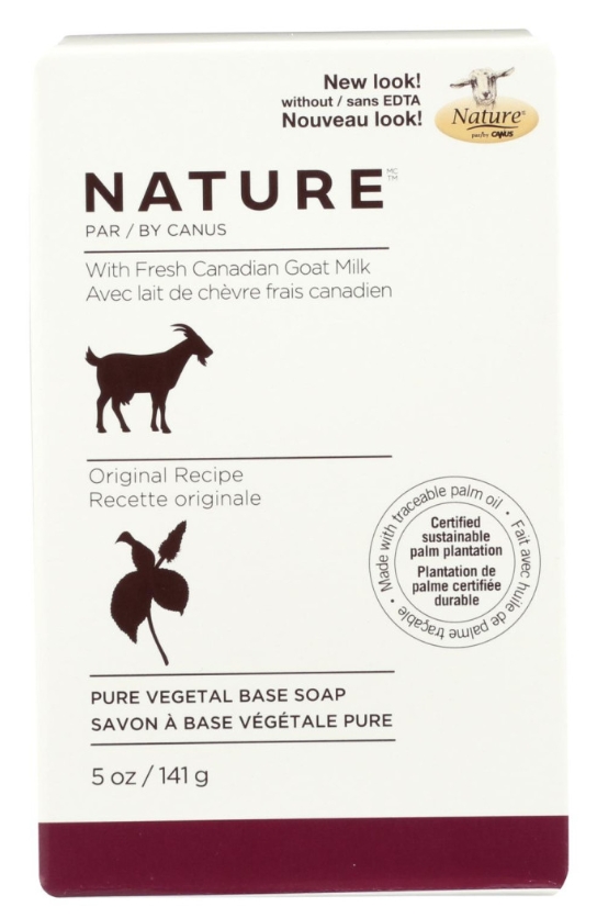 Canus Vermont Pure Vegetable Soap With Fresh Goats Milk Original Formula 5 oz