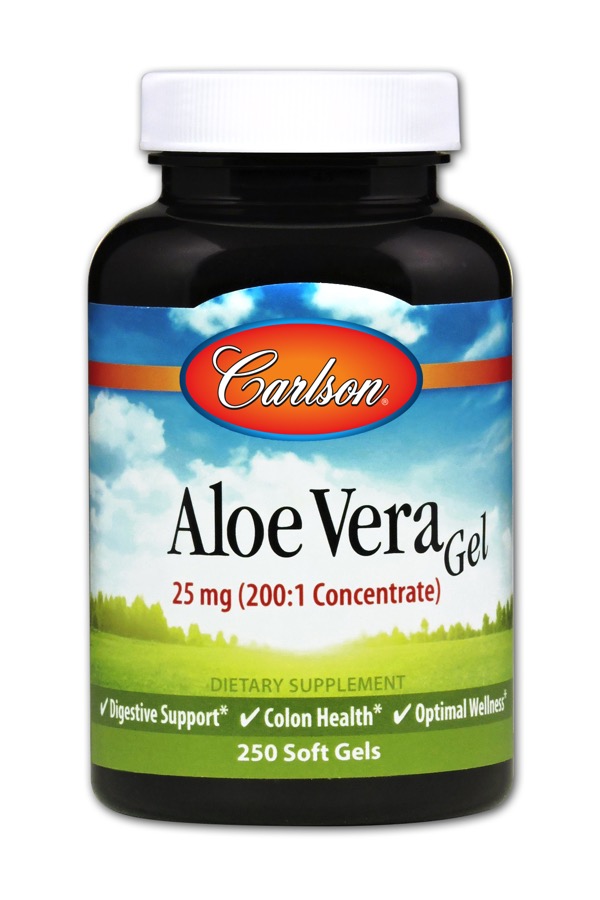 Carlson - Aloe Vera Gel 250 Soft Gels     TEMPORARILY UNAVAILABLE