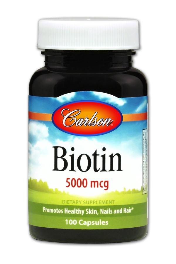 Carlson - Biotin 5,000 mcg 100  Capsules