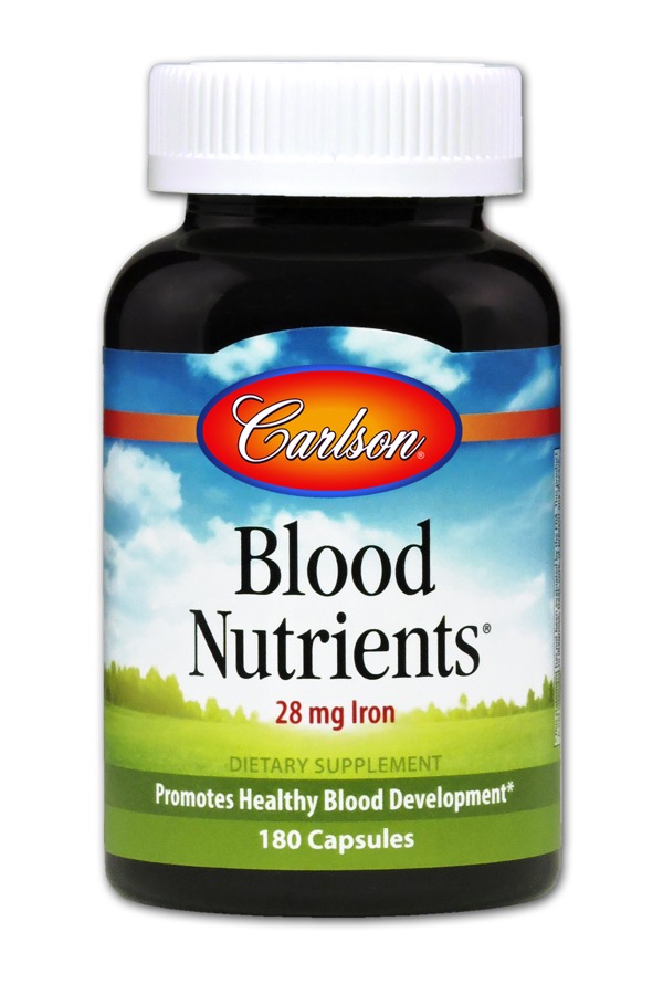 Carlson - Blood Nutrients 180 Capsules