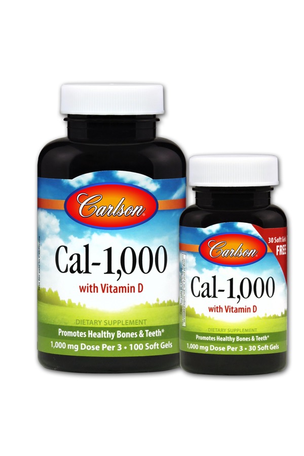 Carlson - Cal-1000  100 + 30 Soft Gels