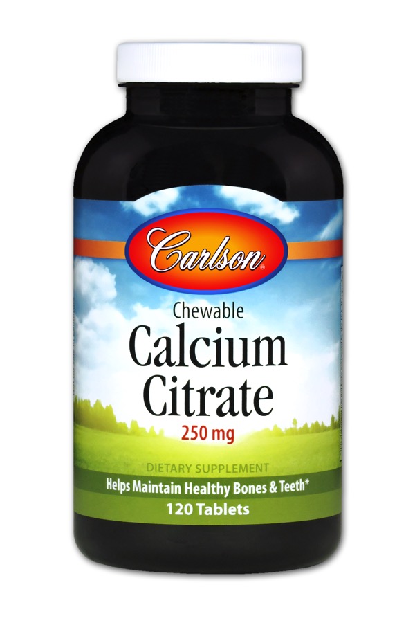 Carlson - Chewable Calcium Citrate 120 Tablets
