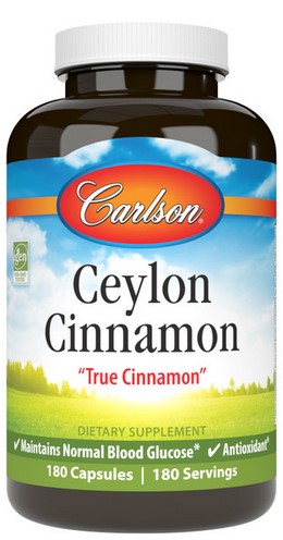 Carlson - Ceylon Cinnamon 180 Capsules