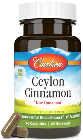 Carlson - Ceylon Cinnamon 45 Capsules