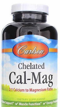 Carlson - Chelated Cal-Mag 120 Tablets