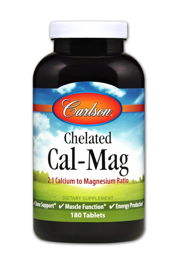 Carlson - Chelated Cal-Mag 180 Tablets