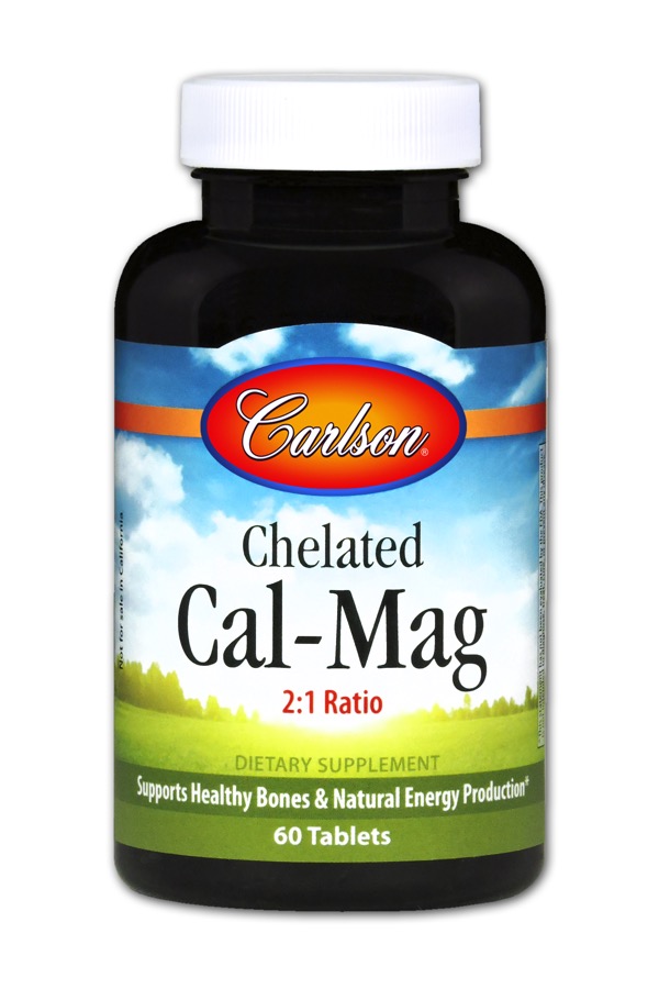 Carlson - Chelated Cal-Mag 60 Tablets