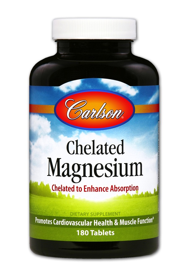 Carlson - Chelated Magnesium 180 Tablets