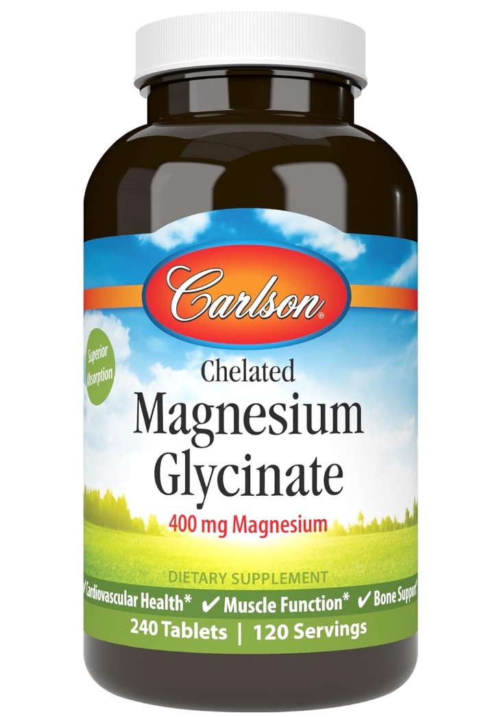 Carlson - Chelated Magnesium Glycinate 240 Tablets