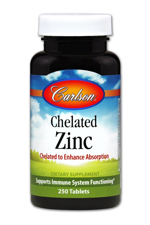 Carlson - Chelated Zinc 250 Tablets-out of stock