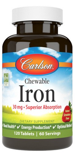 Carlson - Chewable Iron 120 Tablets