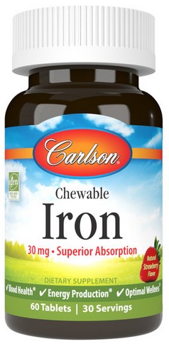 Carlson - Chewable Iron 60 Tablets