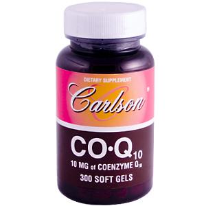 Carlson - Co-Q-10 10mg 300sz  Soft Gels