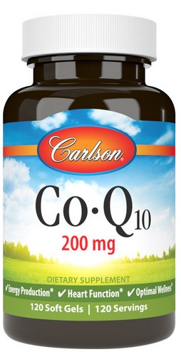 Carlson - Co-Q-10 200 mg 120  Soft Gels