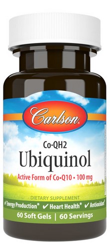 Carlson - Co-QH Ubiquinol 60 Soft Gels