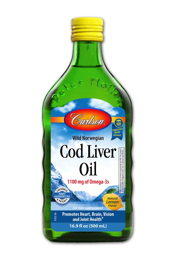 Carlson - Cod Liver Oil, Lemon 500 mL