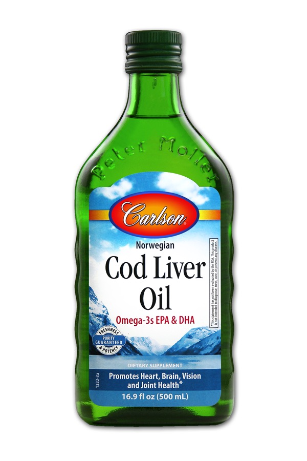 Carlson - Cod Liver Oil, Natural 500 mL