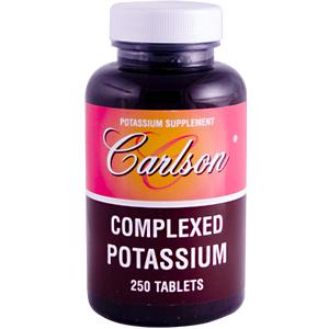 Carlson - Complexed Potassium 250 Tabs