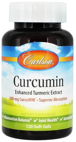 Carlson - (new) Curcumin 120 Soft Gels
