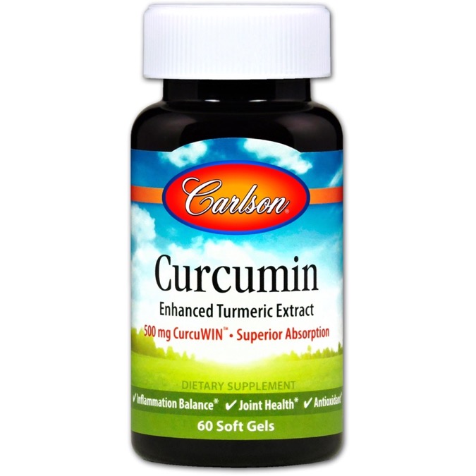 Carlson - (new) Curcumin 60 Soft Gels