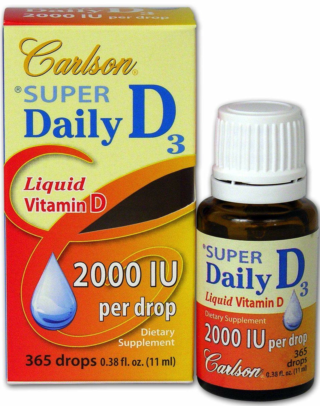 Carlson - Daily D3 Drops 2000 IU